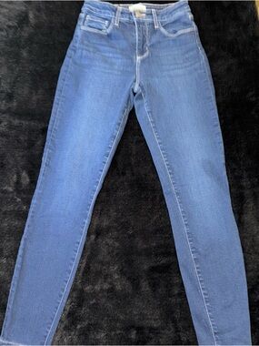L’AGENCE Skinny Jeans Womens 24 Blue High Rise Stretch Designer Denim Premium US